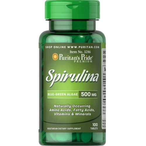 Puritan's Pride Spirulina 500 mg 100 Tablet