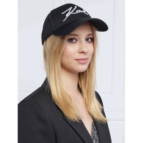 Женская бейсболка Karl Lagerfeld K/SIGNATURE CAP черная (205W3405-999) фото 8