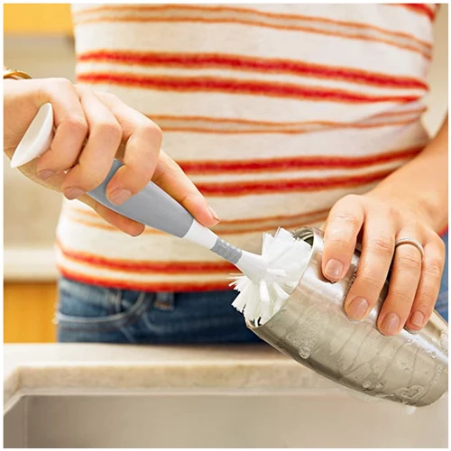 Йоршик для чищення пляшечок і сосок Munchkin Bristle сірий (15769.02)