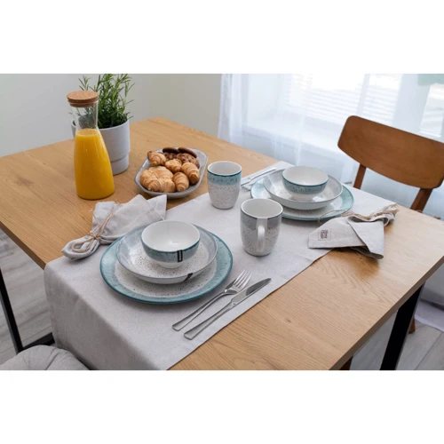 Салатник Ardesto Siena 11.5 см порцеляна Біло-блакитний (AR2914SWB)