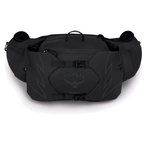 Сумка поясна Osprey Talon 6 (S21) Stealth Black O / S чорна (009.2341): Матеріал 70 х 100D Nylon Shadowbrick, 420D Nylon Packloth