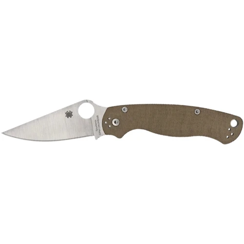 Нож Spyderco Para Military 2 Brown Micarta CPM Cru-Wear (C81MPCW2)