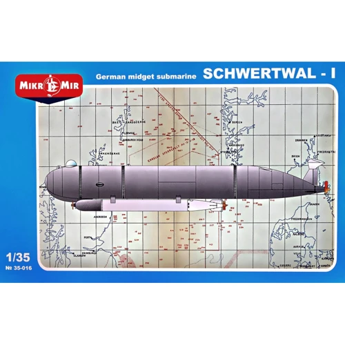 Модель Micro-mir Німецький підводний човен "Schwertwal-I" (MM35-016)