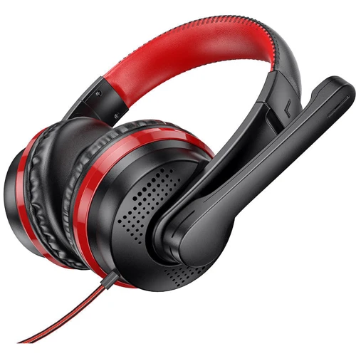 Наушники Hoco W103 Magic Tour Gaming Black/Red: Тип конструкции полноразмерные