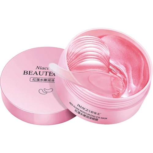 Images Rose Extract Eye Mask Гидрогелевые патчи для глаз с экстрактом розы и ниацинамидом 60 шт.