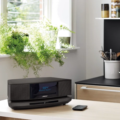 Акустика Bose Wave SoundTouch music system IV Black (738031-2700): Підключення 3.5 мм аудіовхід / Bluetooth / Wi-Fi