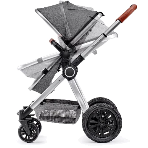 Універсальна коляска 2 в 1 Kinderkraft Veo Gray (KKWVEOGRY20000): Ширина шасі 60 см