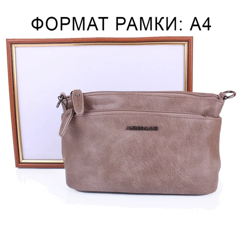 Жіноча сумка через плече Amelie Galanti сіра (A991340-taupe): Стать жіночий