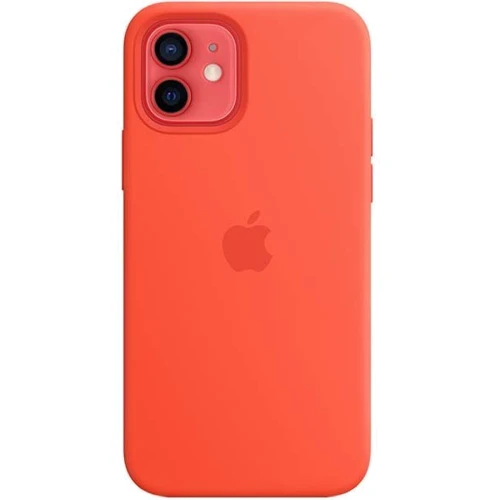 Чохол для iPhone TPU Silicone Case Electric Orange for iPhone 12 / iPhone 12 Pro: Тип чохла накладка на заднюю часть