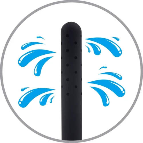 Трубка для анального душу Chisa Black Mont 360° Water Flow 5.9"