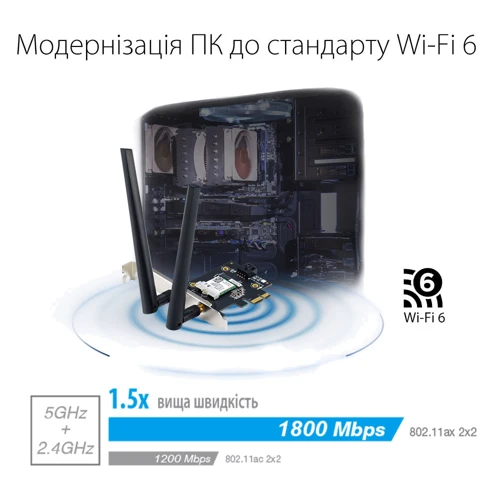 ASUS PCE-AX1800 UA фото 5