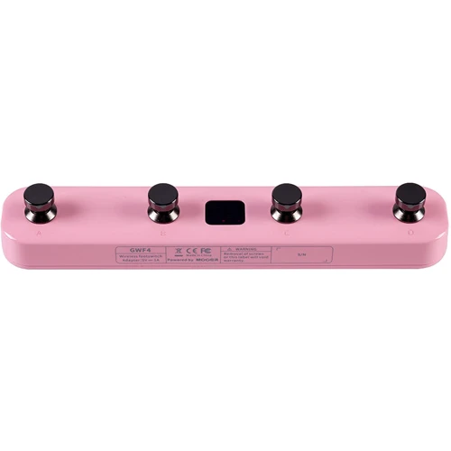 Футконтроллер Беспроводной футконтроллер MOOER GWF4 WIRELESS FOOTSWITCH (PINK)