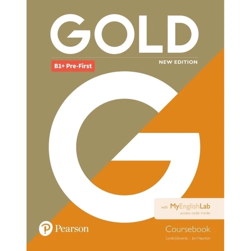 Gold New Ed B1+ Pre-First 2018 Coursebook with MyEnglishLab