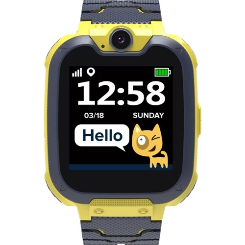 Смарт-часы Canyon Tony Kids KW-31 Yellow-Grey: Дисплей 1.54" LCD (240x240)