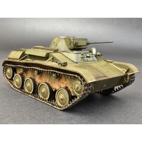 Сборная модель MiniArt Советский легкий танк Т-60, поздний, горьковского автомобильного завода с интерьером (MA35232) фото 5