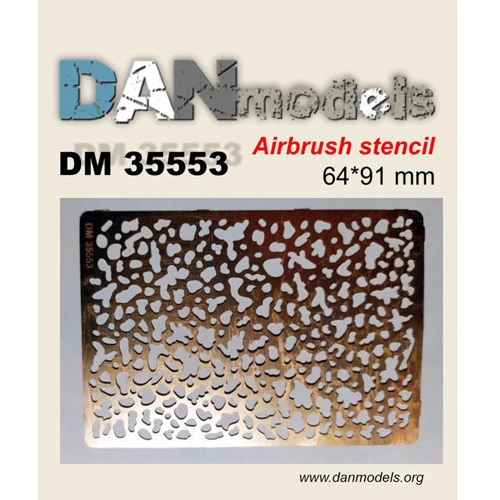 Фототравление DAN models Трафарет для нанесения пятен (DAN35553)