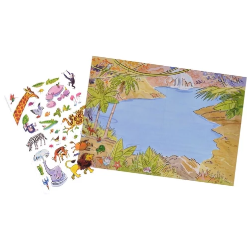 Перекладні наклейки Scribble Down Дикі пригоди, А5