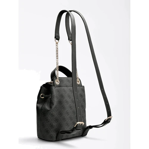 Женский рюкзак Guess Cordelia Logo Flap Backpack темно-серый (HWBG8377310-CLO): Пол Женский