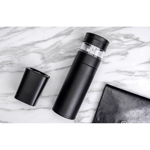 Термос Xiaomi Pinztea Tea Separation Thermos Black заварочный 360 ml