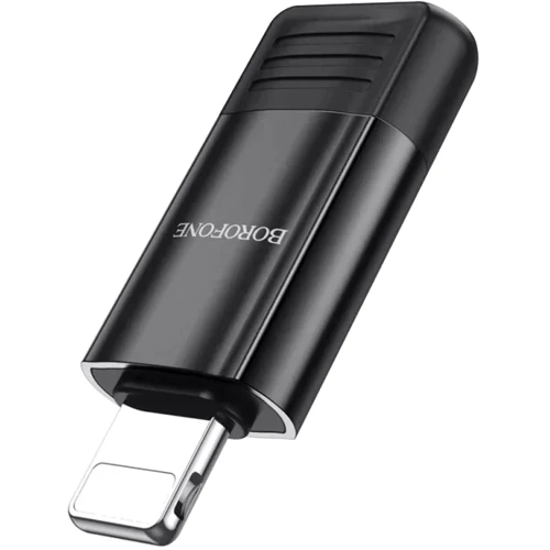 Адаптер Borofone Adapter BV18 Lightning to USB-C Black: Інтерфейс підключення Lightning