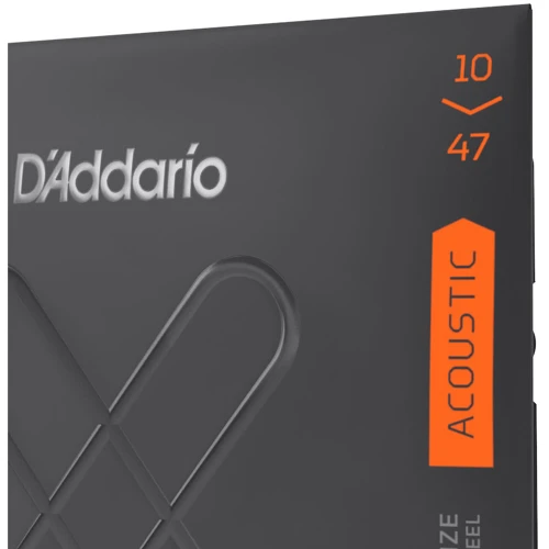 Струна для гитар Комплект струн D'addario XTABR1047 XT 80/20 Bronze Extra Light (10-47): Тип обмотки Круглая