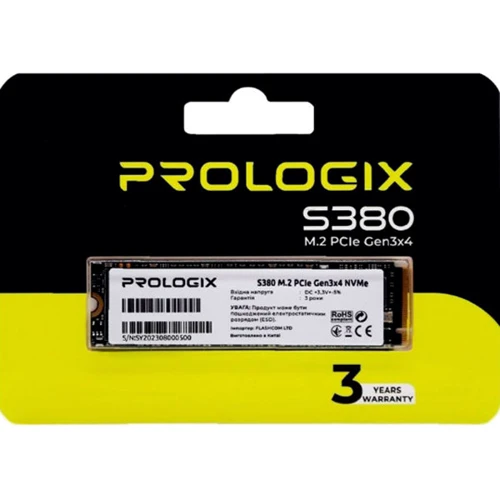 Prologix S380 512 GB (PRO512GS380): Форм-фактор M.2 (2280)