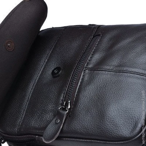 Чоловіча сумка планшет Borsa Leather коричнева (k11169-brown): Стать Чоловік