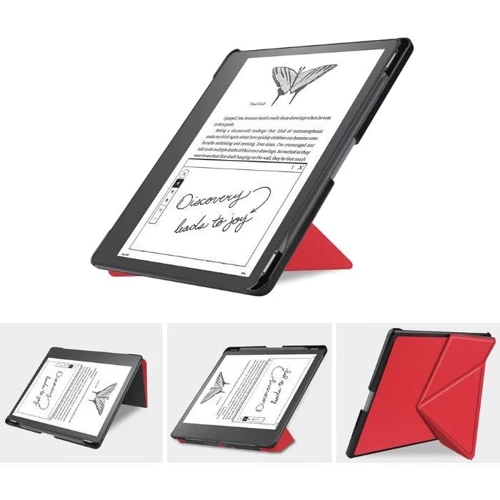 Аксессуар к электронной книге BeCover Ultra Slim Origami Red for Amazon Kindle Scribe (712581) фото 7
