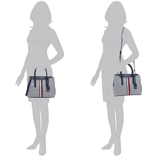 Жіноча сумка тоут Tommy Hilfiger синя (883849537506): Матеріал Штучна шкіра