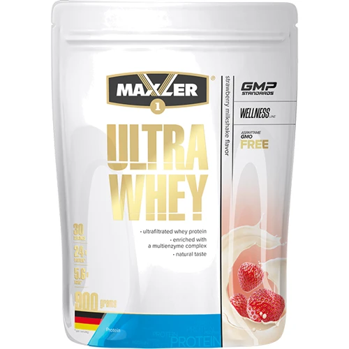 Протеин Maxler Ultra Whey 900 g /30 servings/ Strawberry Milkshake
