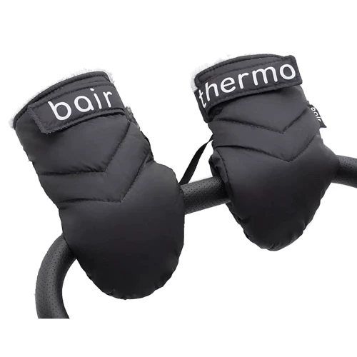Варежки для коляски Bair Thermo Mittens черные 29х15 см: Производитель Bair
