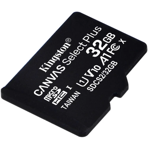 Карта памяти Kingston 32GB microSDHC UHS-I U1 V10 A1 Canvas Select Plus (SDCS2/32GBSP): Тип карты MicroSDHC