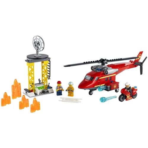 LEGO City Пожежний рятувальний вертоліт (60281): Кількість деталей, шт. 212