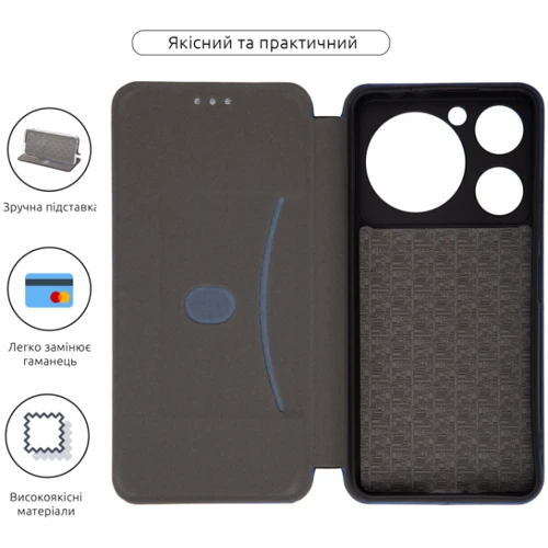 Чохол для телефона ArmorStandart G-Case Blue для ZTE Nubia Music (ARM78996): Тип чехол-книжка