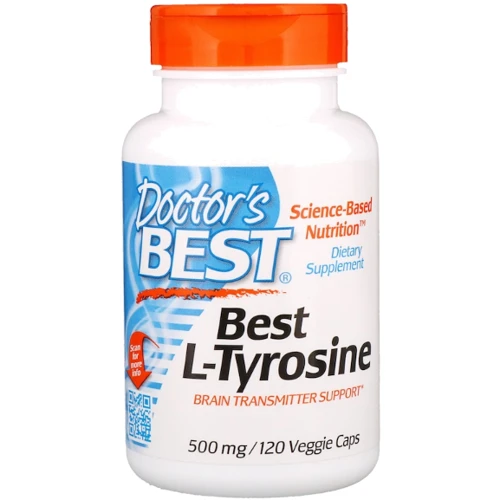 Doctor's Best Best L-Tyrosine 500 mg 120 Caps (DRB-00316)