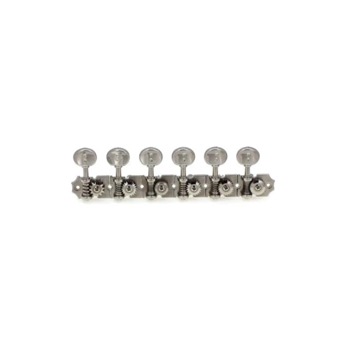 Колок Колки для гитары GRAPH TECH PRN-4624-N0 Ratio Electric 6-in-line Waffle, Vin. Nickel фото 2