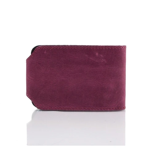 Жіноча візитниця DNK Leather фіолетова (DNK-Cards-Hcol-L) фото 6