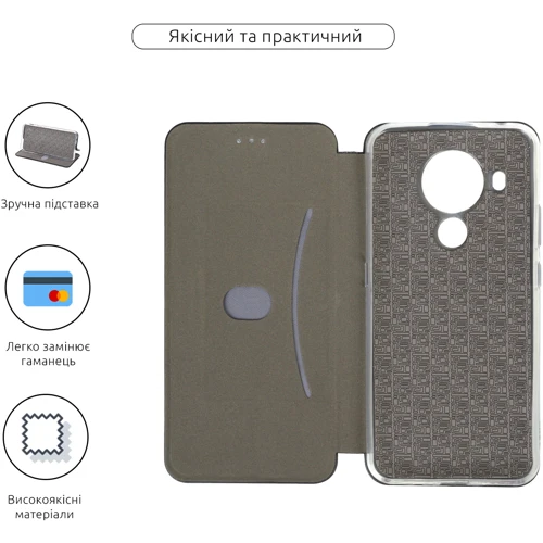 Аксесуар для смартфона Fashion Classy Black для Nokia 3.4: Матеріал Искусcтвенная шкіра