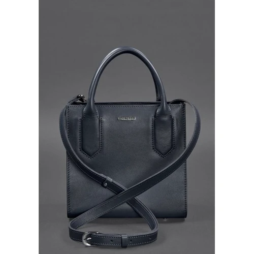 Жіноча сумка тоут BlankNote темно-синя (BN-BAG-28-navy-blue): Країна виробник Україна