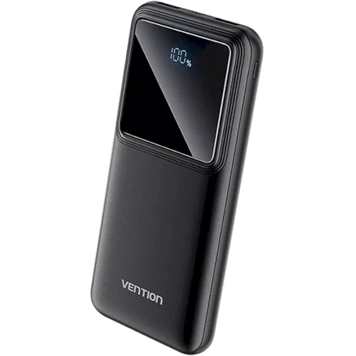 Внешний аккумулятор Vention Power Bank 10000mAh LED Display 22.5W Black (FHKB0)