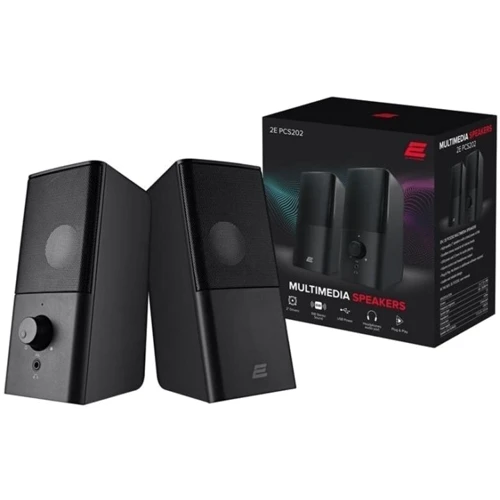 Акустична система 2E PCS202 2.0 USB Black