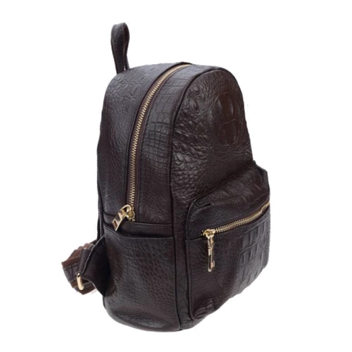 Женский рюкзак Borsa Leather коричневый (10t2322-brown): Страна производитель Тайвань