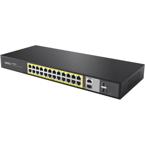 Мережевий комутатор Netis P124GH: Порти комбінований