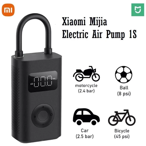 Автомобильний компрессор (электрический) Xiaomi MiJia Portable Electric Air Compressor MJCQB04QJ: Тип насоса или компрессора Автомобильный компрессор