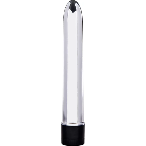 Вибратор пластиковый Retro Ultra Slimline Silver, 17x2.5 см