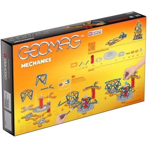 Geomag Mechanics 146 деталей | Магнитный конструктор Геомаг: Количество деталей, шт. 146
