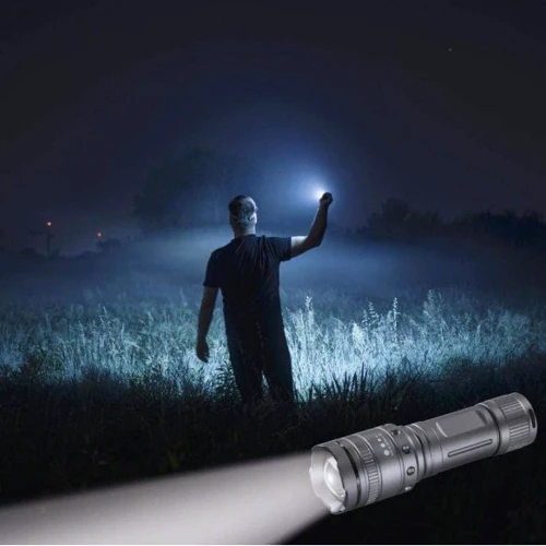 Фонарь туристический Hama Ultra Pro LED Torch L1000 Black: Количество режимов 4