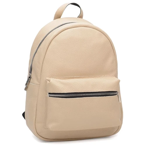 Женский рюкзак Ricco Grande бежевый (1l655-beige): Фактура Матовая, Зернистая
