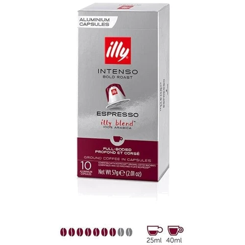 Кофе в капсулах ILLY Espresso Intenso 100% Арабика 10x5.7 г (8003753158648): Страна производитель Франция