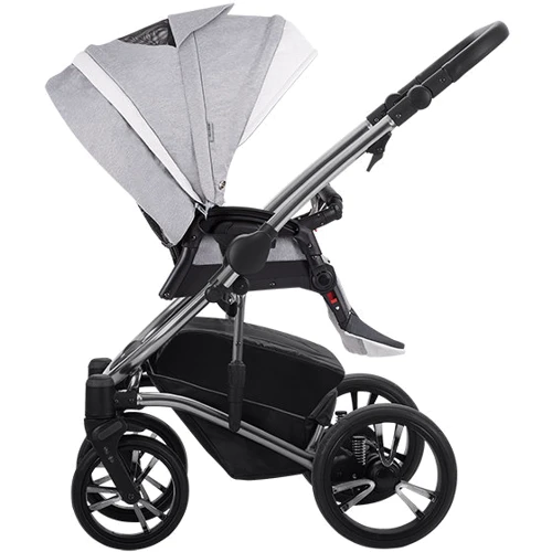 Детская коляска 2 в 1 Bebetto Tito Premium Dark 03 (503.31.20.D03): Количество блоков 1